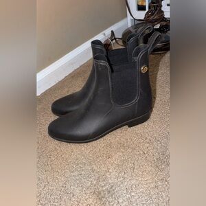 Michael Kors Black Rain Boots
